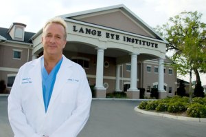 Dr. Michael Lange in front of The Lange Eye Institute in The Villages Florida. The Dry Eye Capital!