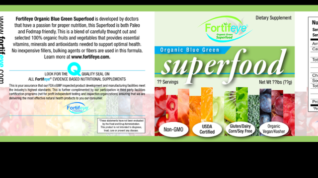 Blue green Superfood